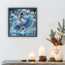 Load image into Gallery viewer, Diamond Painting - Partial Special Shaped - Dancing On Ice Girl (30*30CM)
