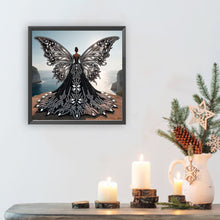 Load image into Gallery viewer, Diamond Painting - Partial Special Shaped - Angel Wings Girl (30*30CM)
