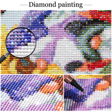 Load image into Gallery viewer, AB Diamond Painting - Full Round - Brunette Girl With Flowers (40*50CM)

