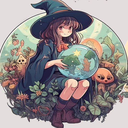 Diamond Painting - Full Round - Witch (30*30CM)
