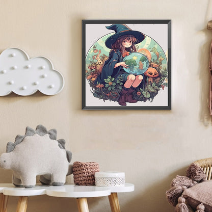 Diamond Painting - Full Round - Witch (30*30CM)