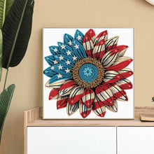 Load image into Gallery viewer, Diamond Painting - Partial Special Shaped - Independence Day Flowers (30*30CM)

