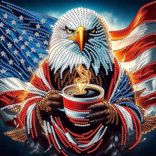 Load image into Gallery viewer, Diamond Painting - Partial Special Shaped - Independence Day Eagle (30*30CM)
