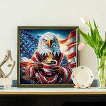 Load image into Gallery viewer, Diamond Painting - Partial Special Shaped - Independence Day Eagle (30*30CM)
