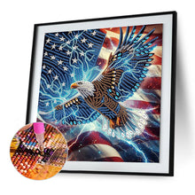 Load image into Gallery viewer, Diamond Painting - Partial Special Shaped - Eagle On Independence Day (30*30CM)
