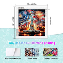 Load image into Gallery viewer, Diamond Painting - Partial Special Shaped - Independence Day Statue Of Liberty (30*30CM)
