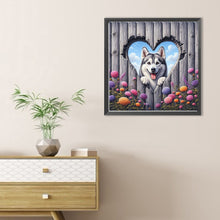 Load image into Gallery viewer, Diamond Painting - Full Round - Love Dahlia Husky (30*30CM)
