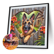 Load image into Gallery viewer, Diamond Painting - Full Round - Love Shepherd Dog (30*30CM)
