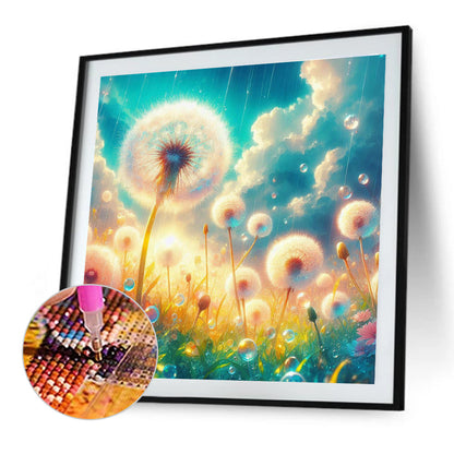 Diamond Painting - Full Round - Dandelion (40*40CM)