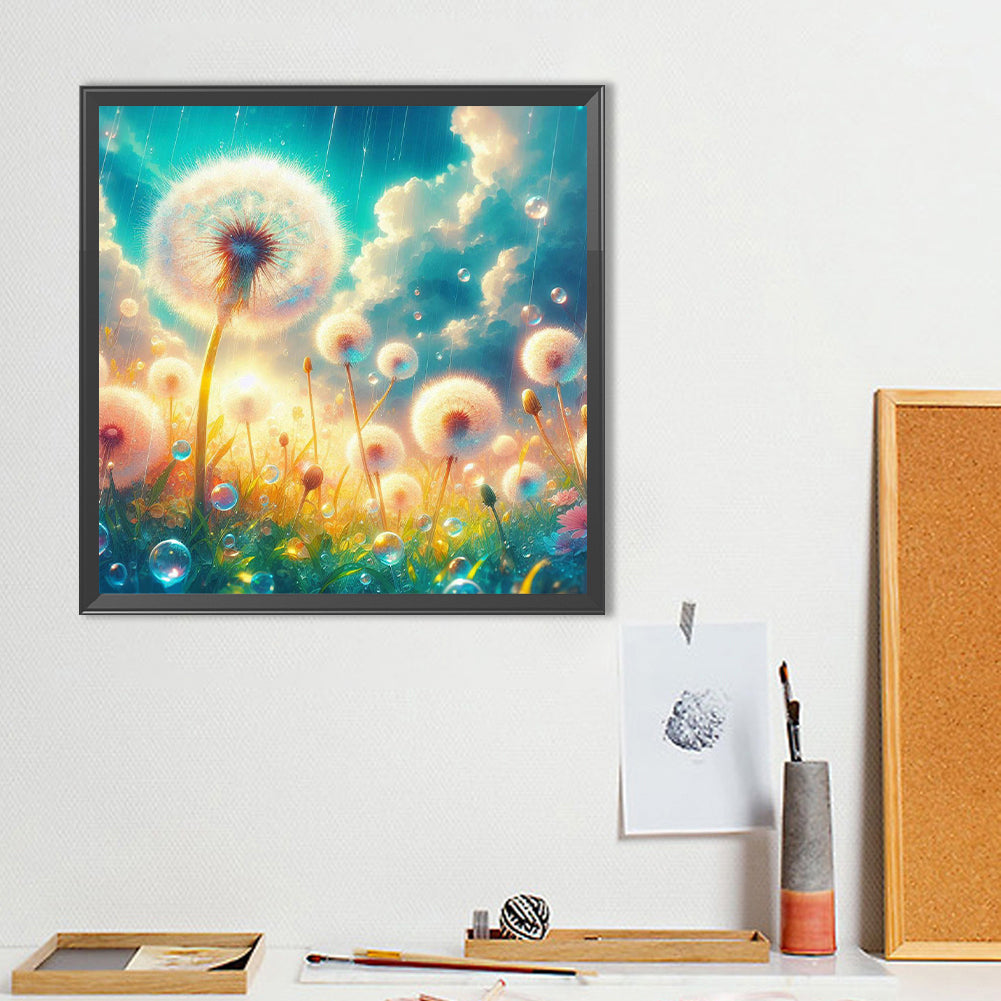 Diamond Painting - Full Round - Dandelion (40*40CM)