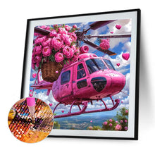 Load image into Gallery viewer, Diamond Painting - Full Round - Peony Helicopter (40*40CM)
