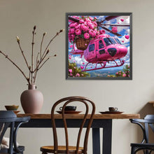 Load image into Gallery viewer, Diamond Painting - Full Round - Peony Helicopter (40*40CM)
