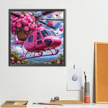 Load image into Gallery viewer, Diamond Painting - Full Round - Peony Helicopter (40*40CM)
