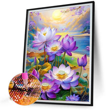 Load image into Gallery viewer, Diamond Painting - Full Round - Lotus (40*50CM)
