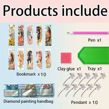 Load image into Gallery viewer, 10 Pcs Special Shape Horse Diamond Painting Bookmarks for Adults DIY Art Craft
