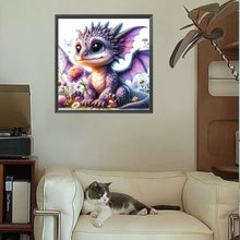 Load image into Gallery viewer, Diamond Painting - Full Square - Purple Dragon (30*30CM)
