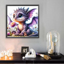Load image into Gallery viewer, Diamond Painting - Full Square - Purple Dragon (30*30CM)
