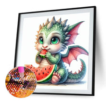Load image into Gallery viewer, Diamond Painting - Full Square - Melon Eating Dragon (30*30CM)
