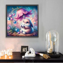 Load image into Gallery viewer, Diamond Painting - Full Square - Rabbit Under The Flowers (30*30CM)
