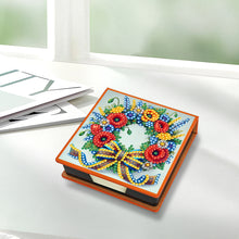 Load image into Gallery viewer, Birds Leather Diamond Art Note Box with 150 Sheets of Paper for Adults Beginners
