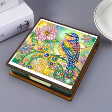 Load image into Gallery viewer, Birds Leather Diamond Art Note Box with 150 Sheets of Paper for Adults Beginners
