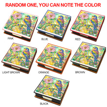 Load image into Gallery viewer, Birds Leather Diamond Art Note Box with 150 Sheets of Paper for Adults Beginners
