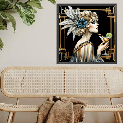 Diamond Painting - Full Square - Lady (40*40CM)