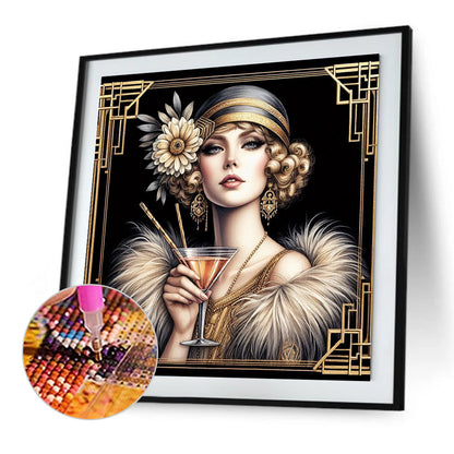 Diamond Painting - Full Square - Lady (40*40CM)