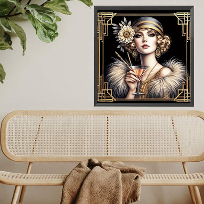 Diamond Painting - Full Square - Lady (40*40CM)