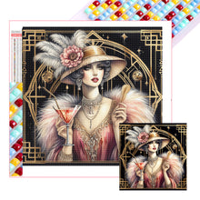 Load image into Gallery viewer, Diamond Painting - Full Square - Lady (40*40CM)
