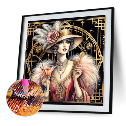 Diamond Painting - Full Square - Lady (40*40CM)