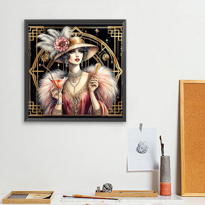 Diamond Painting - Full Square - Lady (40*40CM)