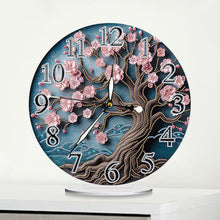 Load image into Gallery viewer, Acrylic Special Shape Tree Of Life 5D Diamond Painting Clock Art Craft for Adult
