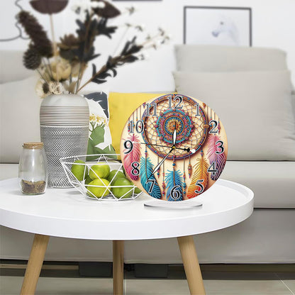 Acrylic Special Shape Dream Catcher 5D Diamond Painting Clock Art Craft