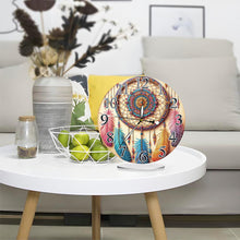 Load image into Gallery viewer, Acrylic Special Shape Dream Catcher 5D Diamond Painting Clock Art Craft

