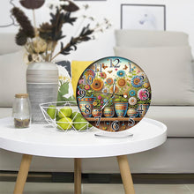 Load image into Gallery viewer, Acrylic Special Shape Garden Potted Plant 5D Diamond Painting Clock Art Craft
