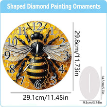 Load image into Gallery viewer, Acrylic Special Shape Bee 5D Diamond Painting Clock Art Craft for Adults
