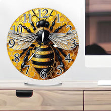 Load image into Gallery viewer, Acrylic Special Shape Bee 5D Diamond Painting Clock Art Craft for Adults
