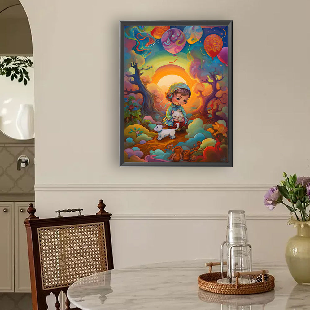 Diamond Painting - Full Round - Dream Child (30*40CM)