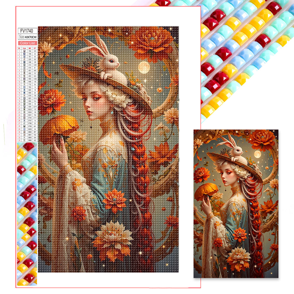 Diamond Painting - Full Square - Woman (40*70CM)