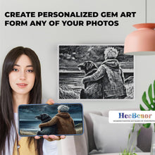 Load image into Gallery viewer, Personalized Photo 5D Diamond Painting Kit Diamond Embroidery Art Set for Adults
