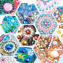 Load image into Gallery viewer, Leather Butterfly Diamond Painting Notecard Box Rhinestones Post It Dispenser
