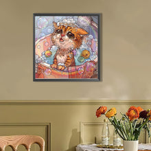 Load image into Gallery viewer, AB Diamond Painting - Full Round - Bathing Kitten (40*40CM)
