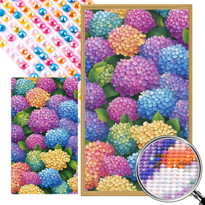 AB Diamond Painting - Full Round - Hydrangea Bush (40*70CM)