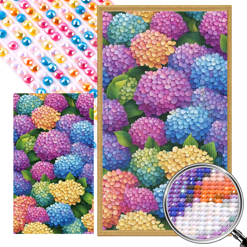 AB Diamond Painting - Full Round - Hydrangea Bush (40*70CM)