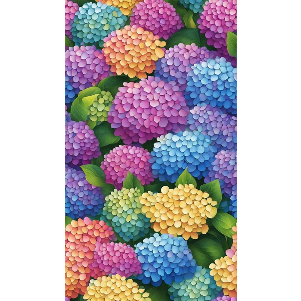 AB Diamond Painting - Full Round - Hydrangea Bush (40*70CM)