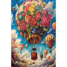 Load image into Gallery viewer, AB Diamond Painting - Full Round - Flower Balloon In The Sky (40*60CM)
