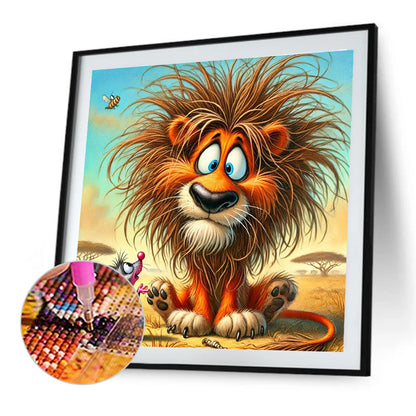 Diamond Painting - Full Round - Talking Lion Mouse (40*40CM)