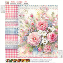 Load image into Gallery viewer, Diamond Painting - Partial Special Shaped - Bouquet Flowers (30*30CM)
