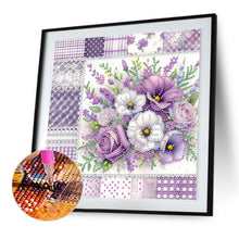 Load image into Gallery viewer, Diamond Painting - Partial Special Shaped - Bouquet Flowers (30*30CM)
